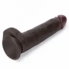 LoveToy Sliding Skin Pro II – dual-layer realistic silicone dong – black – 21,6 cm (8,5'') — Photo 8