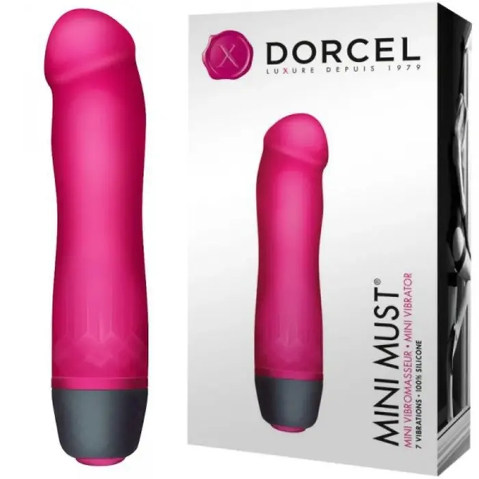 Mini Must vibratorius – 12 cm (4.7″) – rožinis