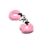Cuffed in Fur pūkaini metāla rokudzelži – rozā — Foto 9