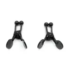 Kuulikujuliste otstega nibuklambrid – mustad — Foto 3