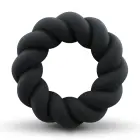 Twist - Ne vibruojantis varpos žiedas – juodas — Nuotrauka 6