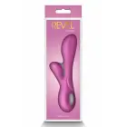 REVEL Galaxy – двухмоторный силиконовый вибратор, 10 режимов – розовый — Фото 4