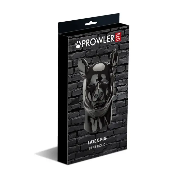 Prowler RED латексная маска свиньи – чёрная