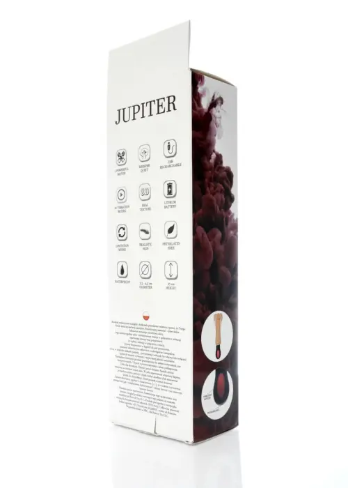 JUPITER besisukantis vibratorius – įkraunamas per USB