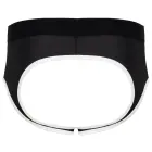 Svenjoyment Herren Jock – men's sporty jock with white piping and zip – black – L — Photo 7