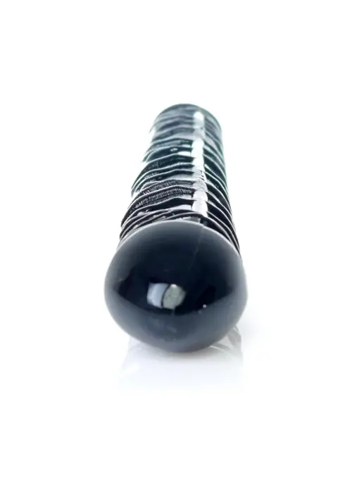 Elastīgs dubultais dildo – 33.5 cm (13.2″) – Melns Foto 3