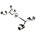 ZADO leather bed restraint set – H-strap system — Photo 5
