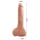 BAILE Beautiful Jack reālistisks dildo – 26 cm (10.2″) – miesas krāsa — Foto 10
