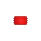 2 in 1 Silicone Cockring & Stretcher – Red — Photo 1
