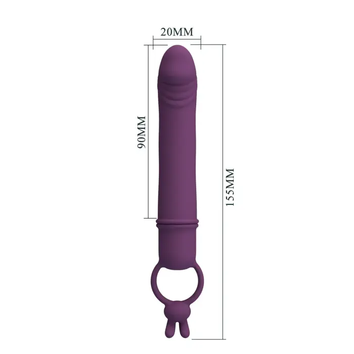 Pretty Love Cora silikona vibrators – rozā Foto 7