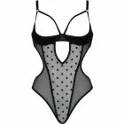 Passion Marina Body Black L/XL - Elegant Bodysuit with Underwire Support — Photo 3