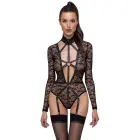 Cottelli LINGERIE Body Lace кружевное боди – чёрный – XL — Фото 2