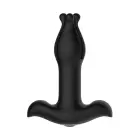 Teazers Anal Expanding Butt Plug – vibrējošs paplašinošs anālais korķis – silikons – melns — Foto 5