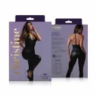 Christine Lilith Open Crotch Catsuit Black - Glossy Full Body Suit — Foto 8
