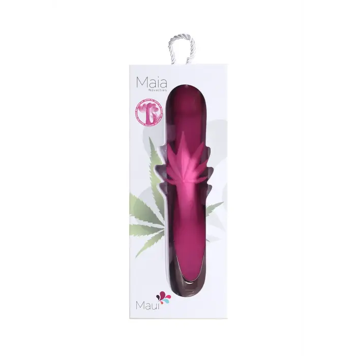 Maui Перезаряжаемый кролик-вибратор – 18 cm – розовый