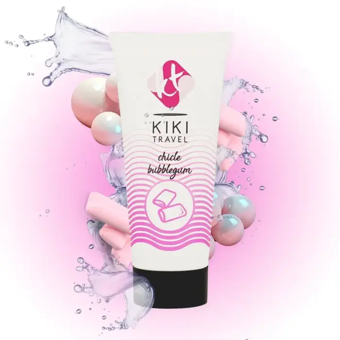 Kiki Travel Bubblegum lubrikantas vandens pagrindu – 50 vnt.