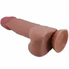 Pretty Love Sliding Skin elastīgs dildo – 21.8 cm (8.6″) – brūns — Foto 3