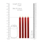 Ouch! Teasing Massage Candles – Red – 4 pcs — Photo 3
