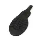Dirty Footprint silikoninis plaktukas – juodas — Nuotrauka 3