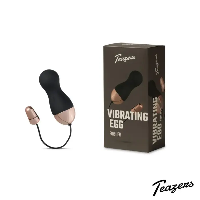 Teazers виброяйцо с пультом управления – черный