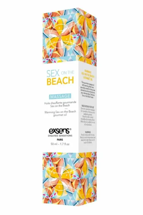 EXSENS – warming massage oil – Sex on the Beach – 50 ml