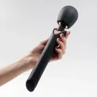 CRUSHIOUS HOLLY Uzlādējams wand masāžas vibrators – 30 cm – melns — Foto 8
