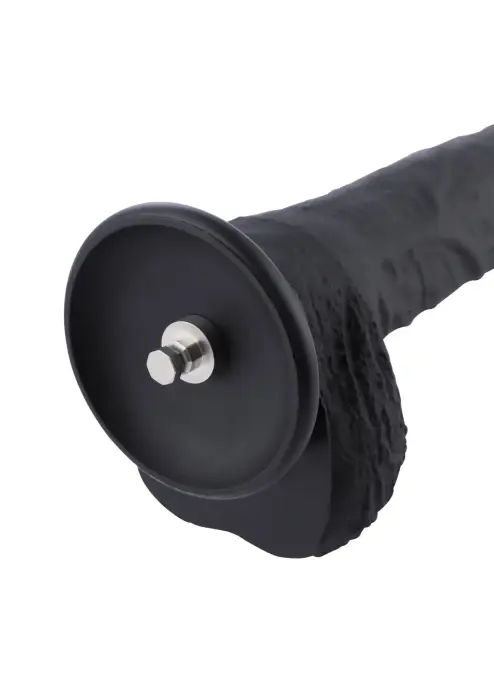 Hismith KlicLok dildo – 20 cm (8″) – Melns Foto 8