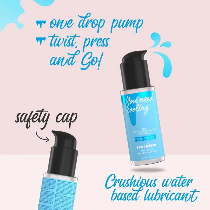 Crushious Cooling Effect atvēsinošs lubrikants uz ūdens bāzes – 50 ml Foto 7