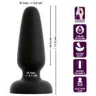 Black Velvets Liquid Silicone анальная пробка M – 11.2 cm – Черный — Фото 6