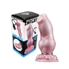 Kiotos Monstar Dildo Beast 92 – piepūšams rozā un balts – 20 cm (8″) Foto 1