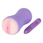 Вагинальный мастурбатор Gina's Vibrating Pussy – 14 cm – фиолетовый — Фото 2