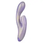 G-Love G-Kiss двойной вибратор с мерцающим язычком и гибким стержнем – 18 cm (7″) – фиолетовый — Фото 1