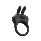 PRETTY LOVE - DAVION, Silicone Vibrating Rabbit Sleeve — Photo 2
