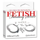 FFS Metal Handcuffs Silver Adjustable with Safety Quick-Release 9.6cm — Photo 1