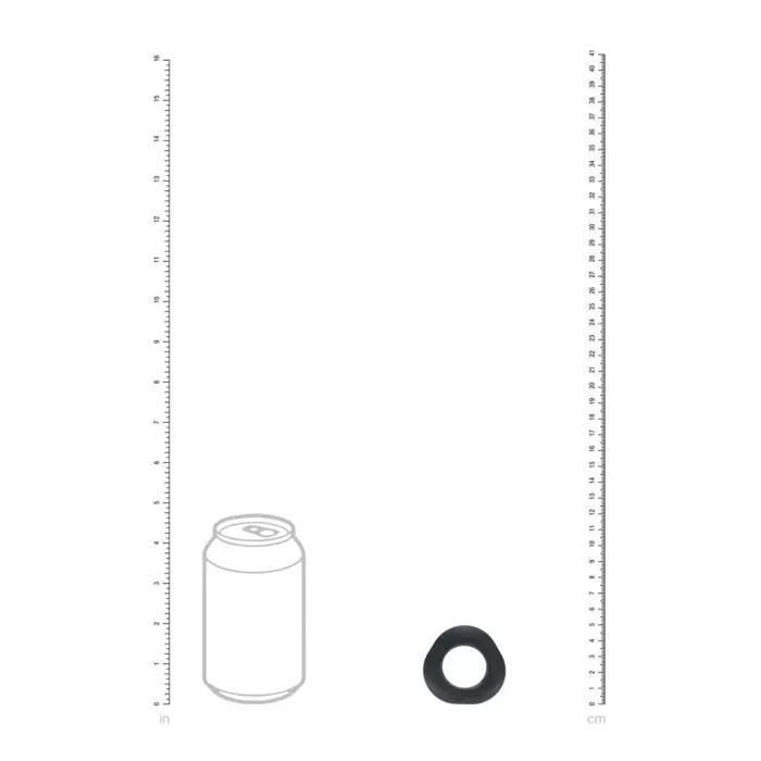 Ergo silikona dzimumlocekļa gredzens – melns Foto 6