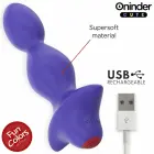 ONINDER Cute vibrējošs anālais spraudnis – 13.5 cm – Violets — Foto 5