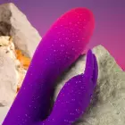 Rocks-Off Glo-Girl truša vibrators – 17 cm (6.7″) – violets — Foto 4