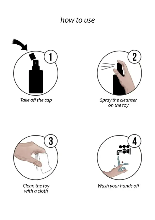 Shots спрей-очиститель для игрушек – 100 мл Фото num