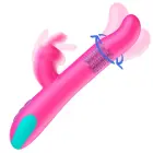 HAPPY LOKY Pluto rotējošs truša vibrators – 24 cm (9.45″) – violets — Foto 3