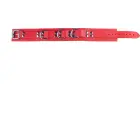 Red Leather Adjustable Collar – Red – 38-52 cm — Photo 3