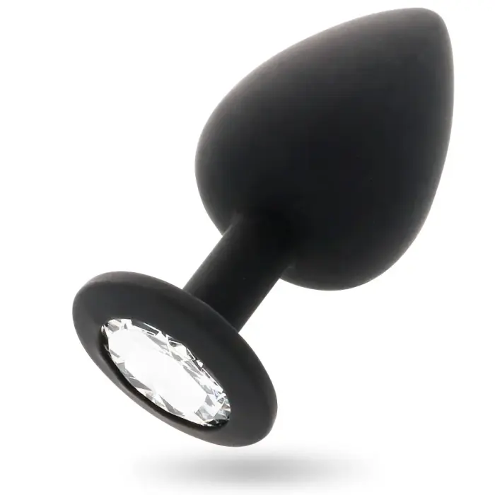 Intense Shelki anālais spraudnis – 9.2 cm – Melns