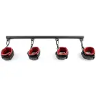 Sportsheets Saffron Adjustable Bar & Cuff System – Red-Black – 63.8 cm — Photo 1