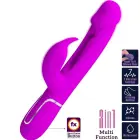PRETTY LOVE Kampas 3-vienā daudzfunkcionālais truša vibrators – 18 cm (7″) – violets — Foto 8