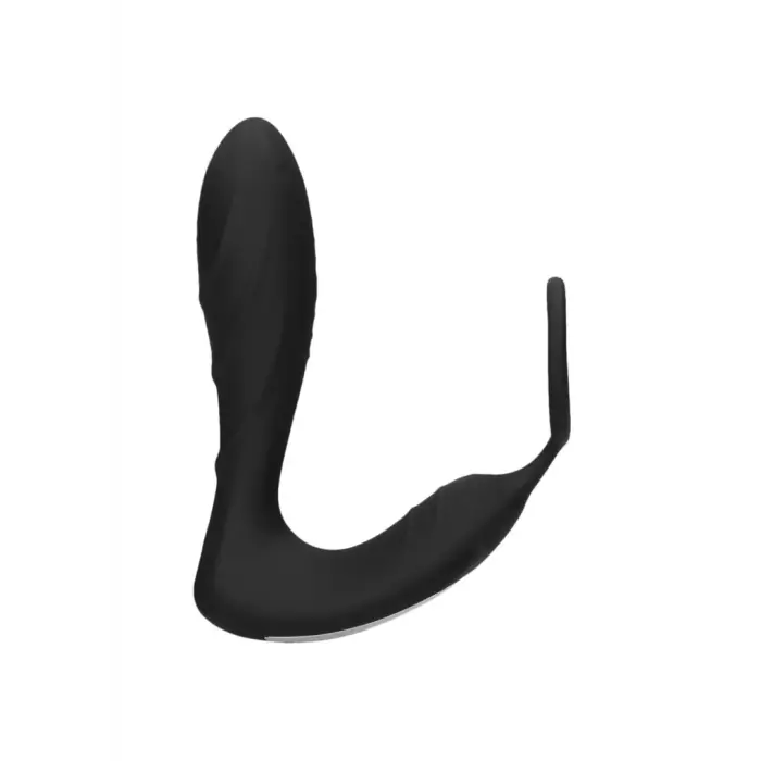 E-stim vibrējošs anālais spraudnis un erekcijas gredzens Foto 3