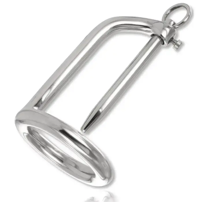 METAL HARD кольцо для головки из нержавеющей стали с уретральной пробкой – серебряное