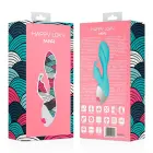 HAPPY LOKY Miki Rabbit tirkīza dubultā motora truša vibrators 19.5 cm (7.7″) — Foto 8