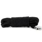 Rebellion Reign Silky Bondage Rope – верёвка для бондажа – полиэстер – чёрный – 10 м — Фото 3