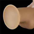 Love Toy Dual-Layered Silicone Dildo with Handle – 24 cm (9.5″) – Skin — Photo 13