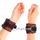 KINK sametist ja pitsist randme köidikud – punane/must – 23x6.5 cm — Foto 4