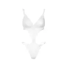 Cut-out Peek-a-Boo Lace Bodysuit – White – S/M — Photo 15